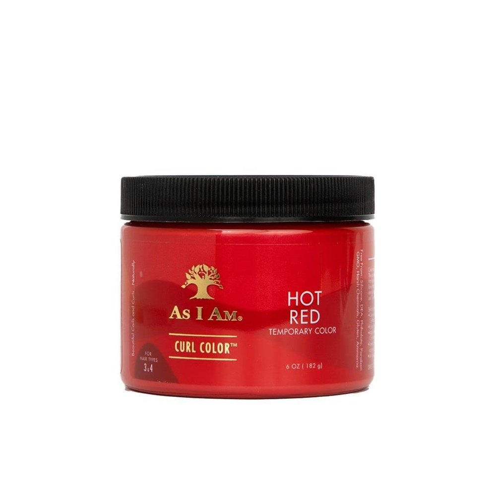As‎ I Am Red Hot Temporary Color & Curling Gel - NEW